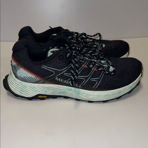 Merrell Women's Moab Flight Running Shoes, Navy size 8